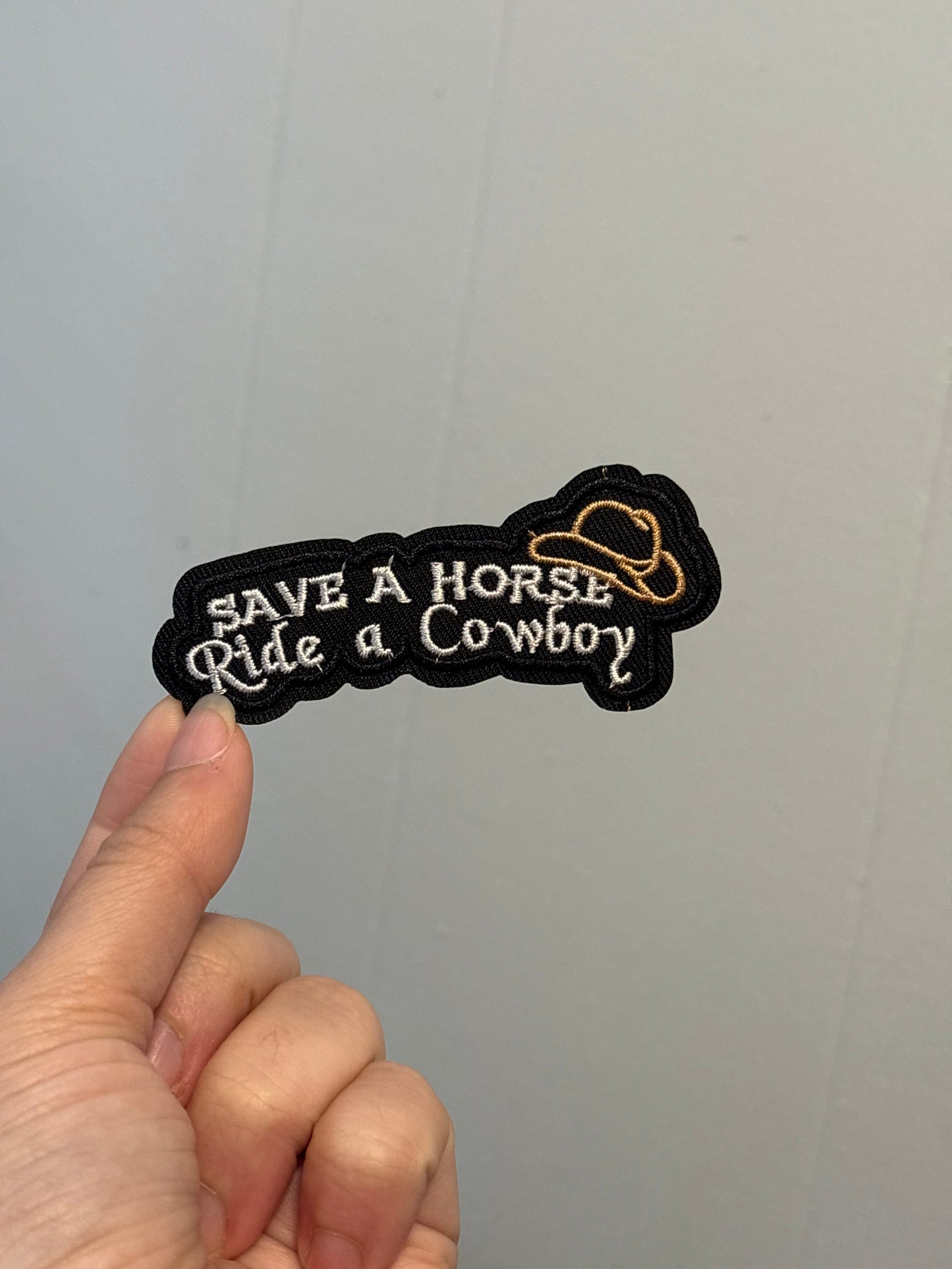 Save a Horse Ride a Cowboy Patch