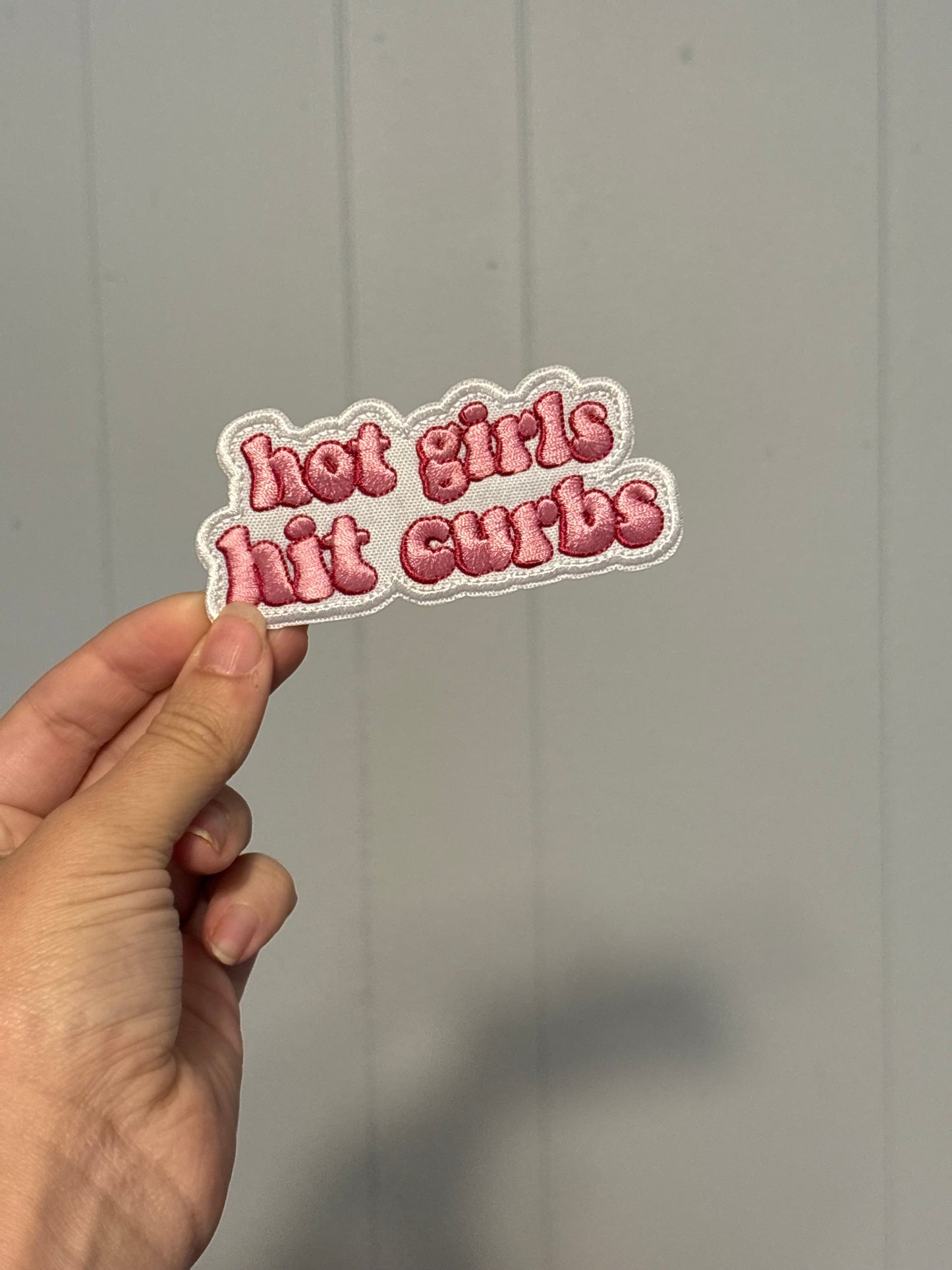 Hot Girl Hit Curbs Patch