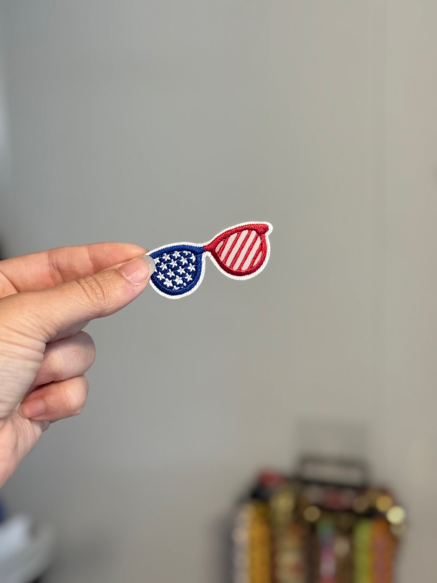 Patriotic Glasses Patch