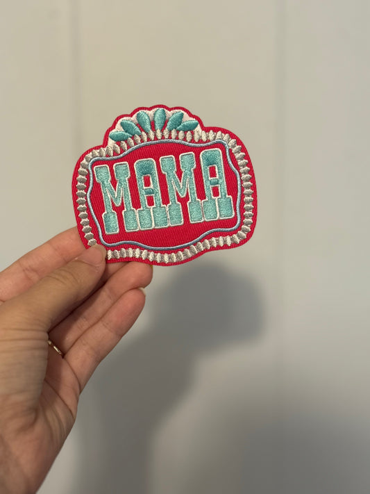 Pink Mama Western Patch