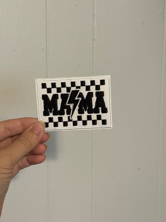 Checkered Mama Patch