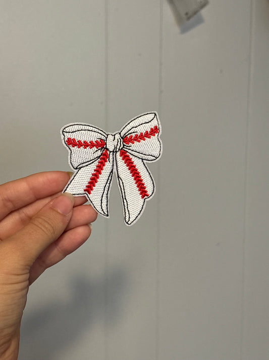 Baseball Bow Patch