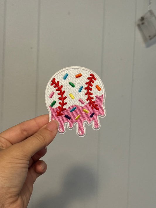 Baseball Drip Patch