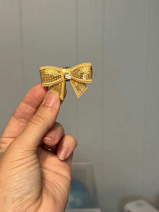 Baby Gold Bow Patch