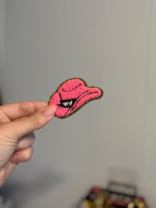 Chenille Cowgirl Hat Patch