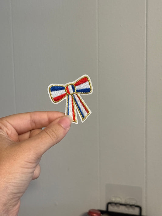 Patriotic Bow Patch