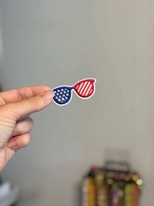 Patriotic Glasses Patch