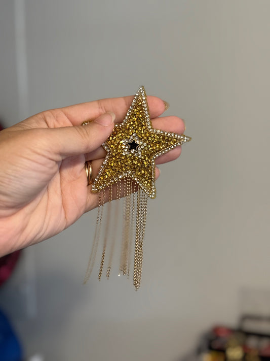 Gold Bling Star Patch