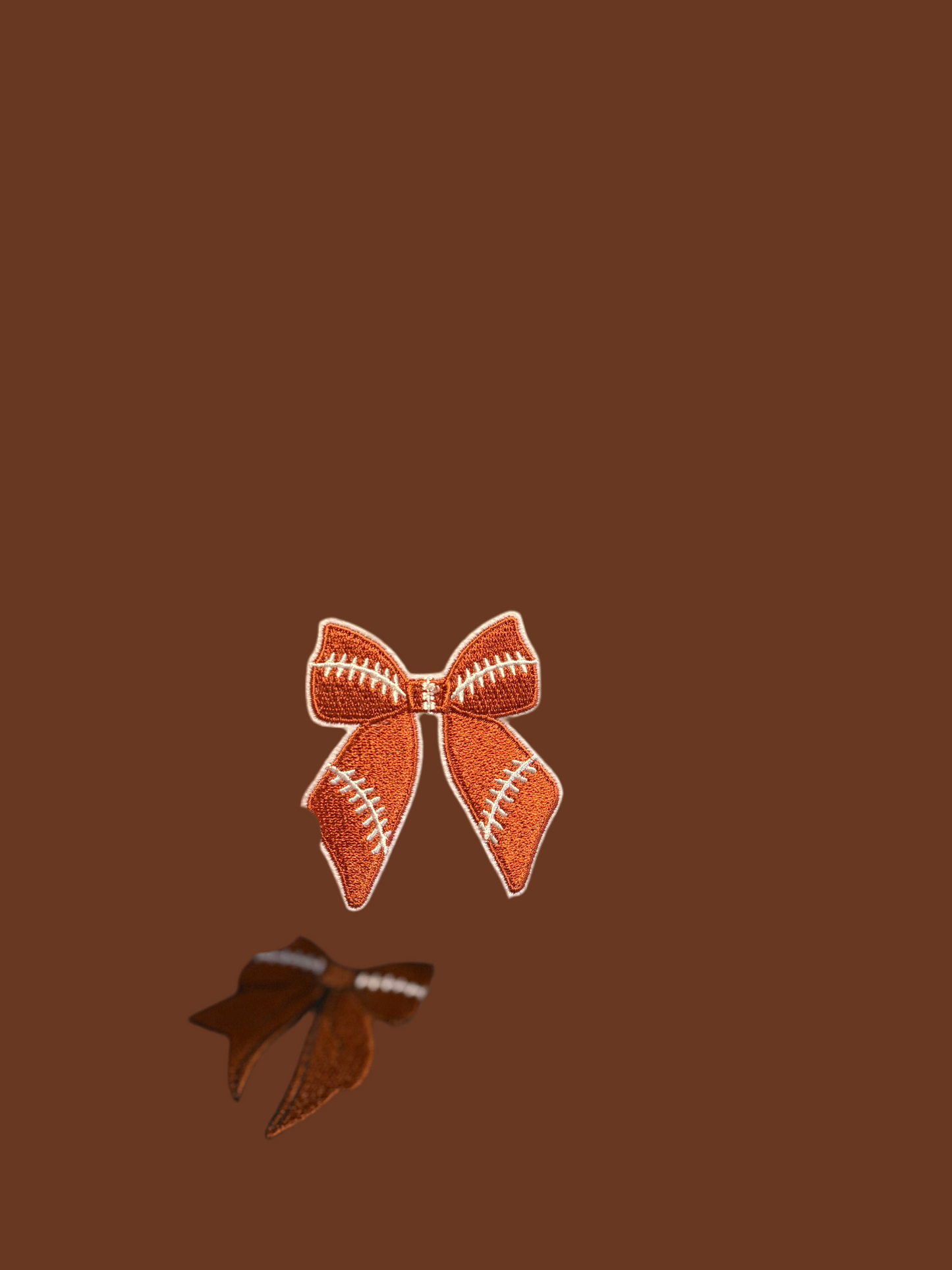 Football Bow Patch