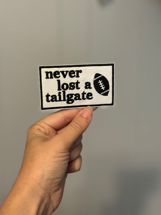 Never Lost a Tailgate Patch