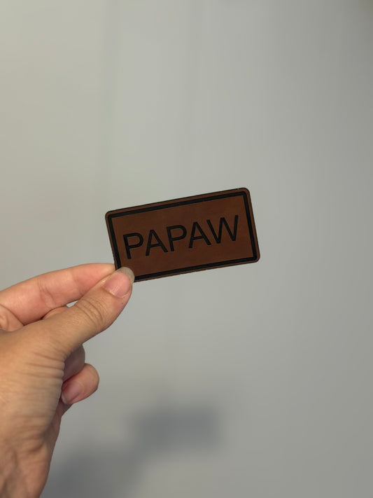 PAPAW Leather Patch