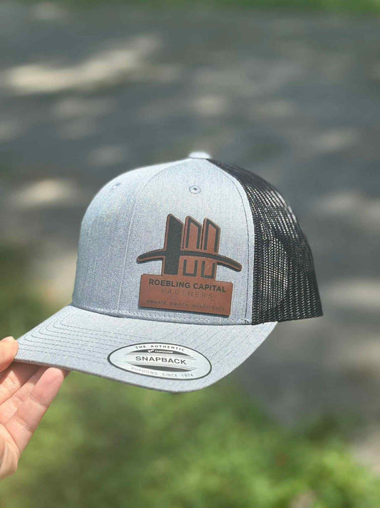 Adult Leather Patched Hats